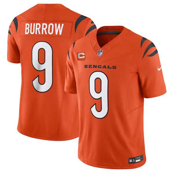 Men & Women & Youth Cincinnati Bengals #9 Joe Burrow Orange 2023 F.U.S.E. With 4-Star C Patch Vapor Untouchable Limited Football Stitched Jersey,We sell and wholesale Men & Women & Youth Cincinnati Bengals #9 Joe Burrow Orange 2023 F.U.S.E. With 4-Star C Patch Vapor Untouchable Limited Football Stitched Jersey on line form chian!